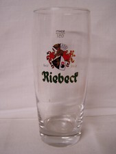 "Riebeck Gera" - Thüringer Brauerei-Bierglas mit Füllstrich 0,5 !