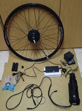 E Bike Umbausatz für Vorderrad 28 Zoll mit 250W, Akku 36V dazu