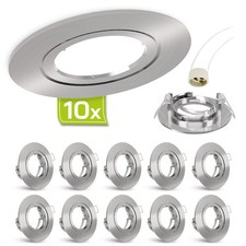 10x einbaustrahler rahmen - einbaustrahler,