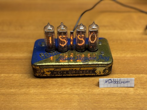 Handgefertigte nixie uhr - handgefertigte,