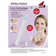 Zahnsteinentferner Schallvibration LED Licht Zahnreiniger mit 2 Aufsätzen Plaque