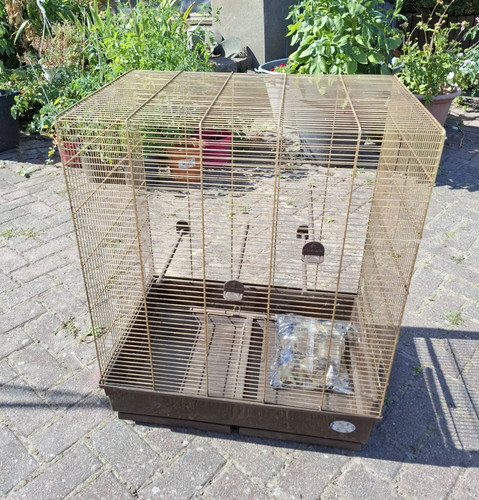 Metall vogelkäfig gold mit - metall-vogelkäfig,