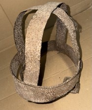 Pferde Maulkorb Fressbremse - rostig - alt - shabby chick -