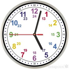 #223 Kinder-Wanduhr -> Lernuhr