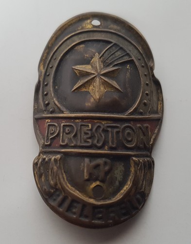 Steuerkopfschild preston - steuerkopfschild, kp