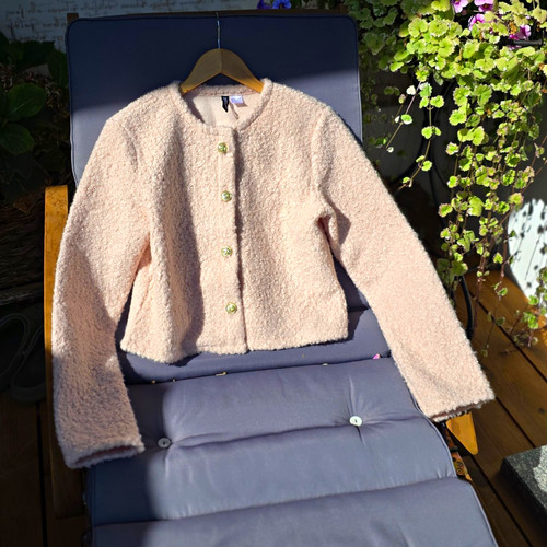 Damen teddy jacke kurz - teddy,