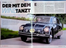 Oldtimer Markt 3709) Tatra 77 mit 60PS in einer seltenen Vorstellung auf 7 Seite