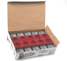 Tehalit L6400 Kanalsteckdose Doppelsteckdose 250V 10/16A rot VPE=5 Stück