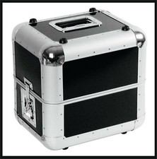 DJ Plattenkoffer, ALU 50/50 teilbar, abgerundet, schwarz, NEU Record-Case