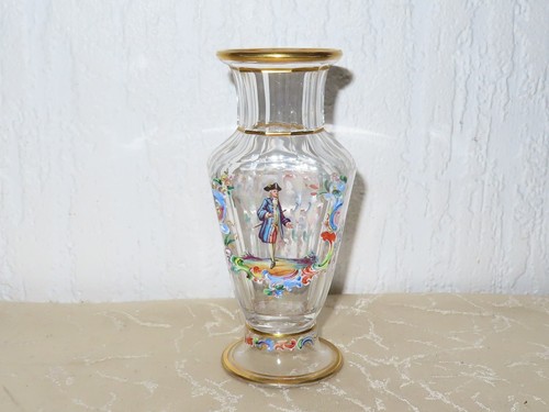 Antikes glas vase prunkvase - antikes,