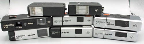 Agfa pocket kameras konvolut - pocket,