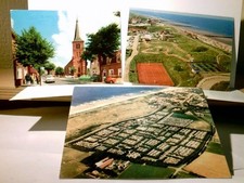 Domburg / Holland / Niederlande. 3 x Alte Ansichtskarte / Postkarte farbig, gel.