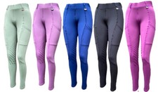 Damen Damen Silikon Reitstrumpfhose Reithose Jodhpurs Häute AUSVERKAUF
