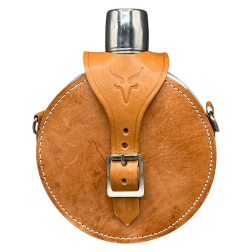 Feldflasche lederhülle tasche - feldflasche,