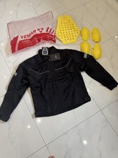 Vemar Sommer Herren Motorradjacke Motocross Schutzausrüstung Jacke  Schwarz 2XL