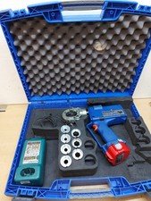 Klauke EK 22 Plus Akku Kabelschuhpresse 7x presseinsatz Crimping Crimpzange