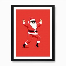 Weihnachtsmann tanzt