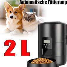 Automatischer Futterautomat Futterspender Katze Hunde für Katzen Hunde 2L