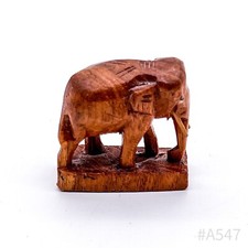 Vintage Figur Elefant aus Holz