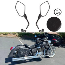 Motorrad Seitenspiegel 10mm Für Honda Shadow Spirit Aero Rebel 750 1100 VTX VT