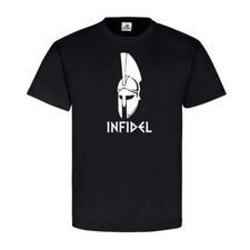 Infidel Sparta Komm und hol sie dir Helm 300 König Leonidas Molon T Shirt #17436