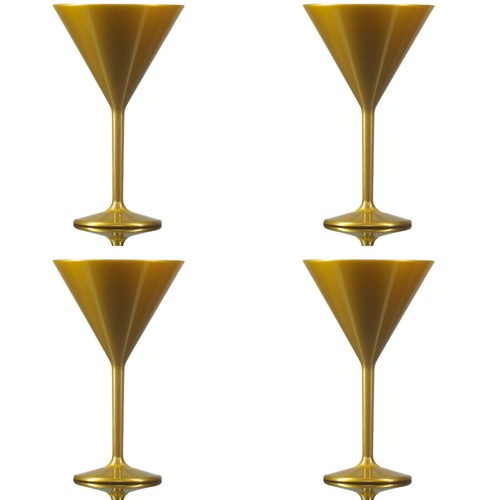 Martini glas gold - martini,