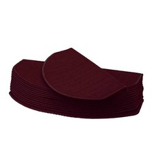 B-Ware 15er-Set Stufenmatte MCW-G49, Treppenschutz, 65x25cm, halbrund, bordeaux