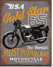 Schild USA BSA Gold Star