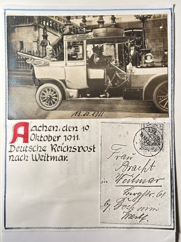 Deutschland 1911 fotopostkarte - deutschland,