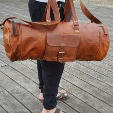 Tasche Leder Reise Seesack