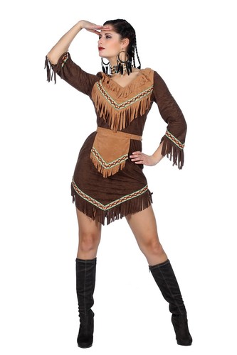 Indianerin braun