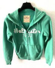 "Hollister California" Sweatjacke mit Kapuze/Hoodie Gr. L -grün-