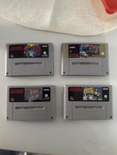 Super Metroid Street Fighter Sim City Super Soccer Nintendo SNES Super Nintendo