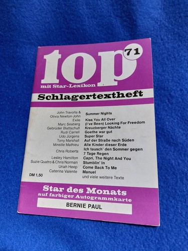 Top schlagertextheft 71 - top, nr.