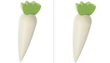 !! 2 Stück !! Rettich Holz