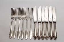 WMF Besteck versilbert Modell 1500 Chippendale Messer und Gabeln je 6 Stück .