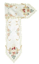 Zugespitztes cremefarbenes