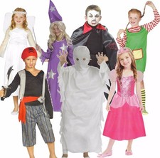 Karneval Kinder Kostüm Engel Pirat Zauberin Geist Vampir Prinzessin freche Göre