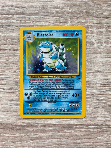 Pokemon blastoise holo 2 - pokemon,