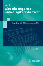 Wiederholungs- und Vertiefungskurs Strafrecht | Dennis Bock | Deutsch | Buch