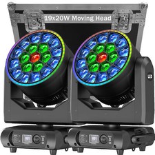 2stk LED Wash Beam Zoom Moving