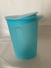 Tupperware Tupper Junge Welle Kanne Saft Krug Getränkebehälter blau wenig benutz