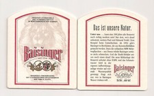 Baisinger Löwenbrauerei - Bierdeckel "Das ist unsere Natur."