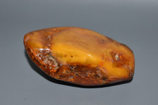 Großer Rohbernstein Naturbernstein Butterscotch Amber 64 Gramm Fach #A4