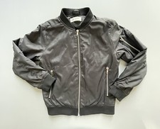 H&M DÜNNE FLIEGER PILOTEN BOMBER JACKE ♥ GR.122|128 CM  ♥ SCHWARZ
