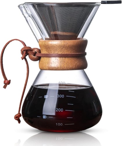 Pour over kaffeebereiter glas - pour,