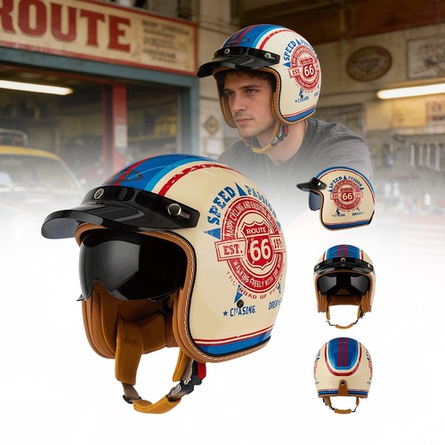 Harley stil motorradhelm - harley,