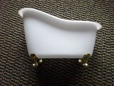 Badewanne  Kunststoff für Puppen, 14 x 20 cm