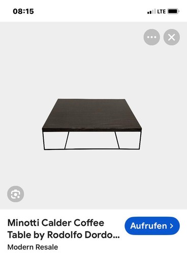 Minotti calder coffee table - calder,