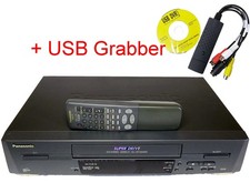 Panasonic NV-FJ 616 6-Kopf VHS Videorecorder, S-VHS wiedergebe + USB Grabber